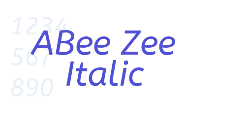 ABee Zee Italic-font-download