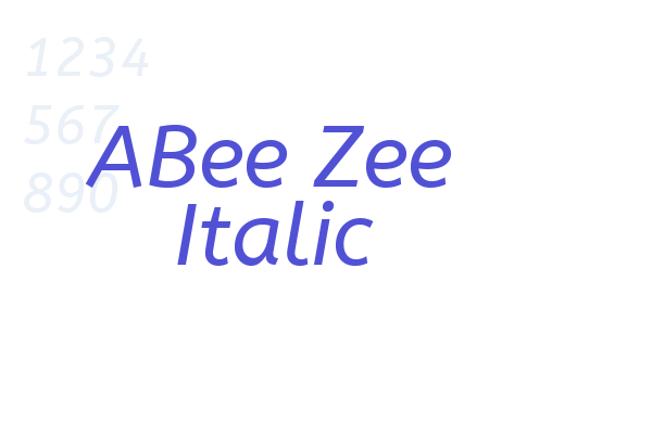 ABee Zee Italic