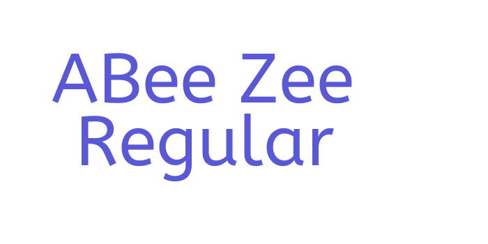 ABee Zee Regular Font