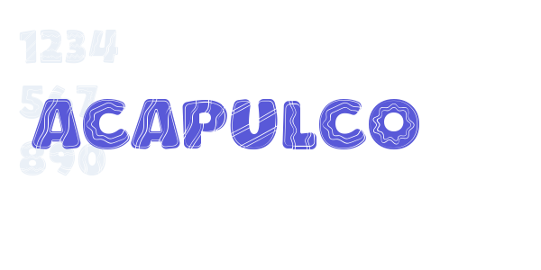 ACAPULCO font free