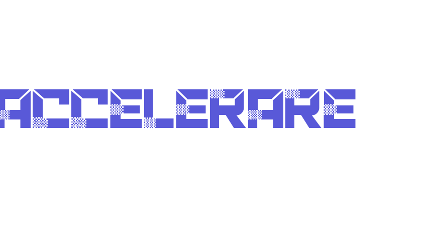 ACCELERARE Font