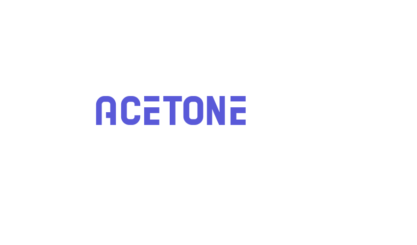 ACETONE Font Download