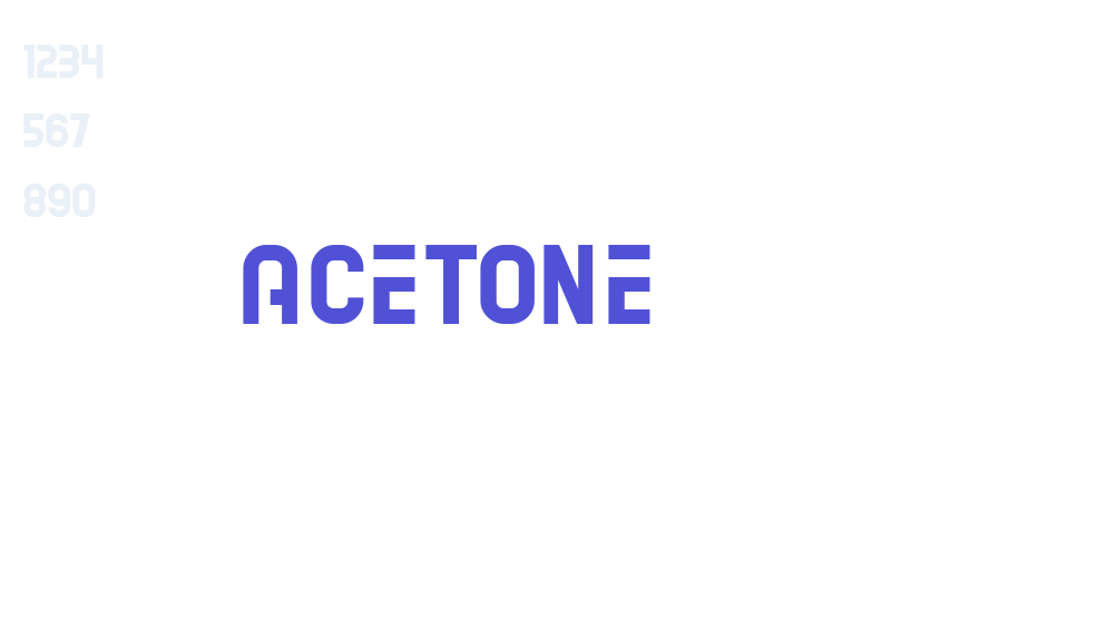 ACETONE-font-download