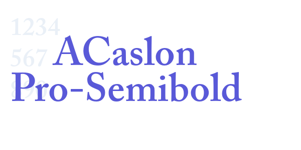 ACaslon Pro-Semibold font free