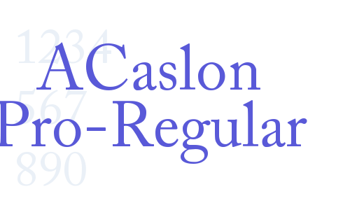 ACaslon Pro-Regular Font Download