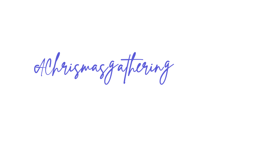 AChrismasgathering Font Download