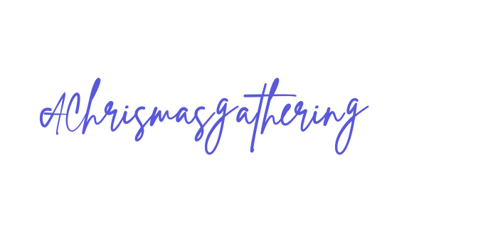 AChrismasgathering Font