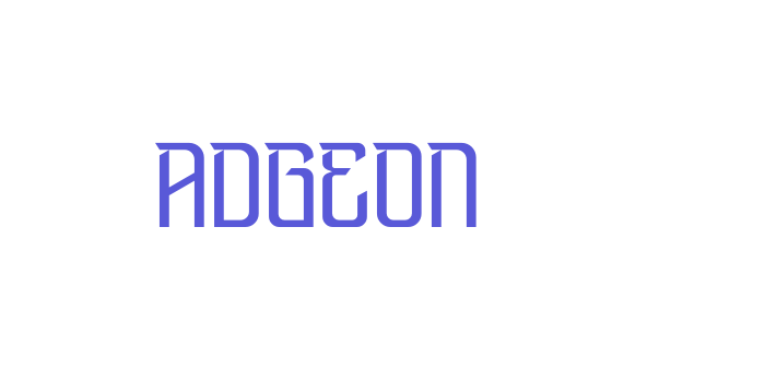 ADGEON Font Download