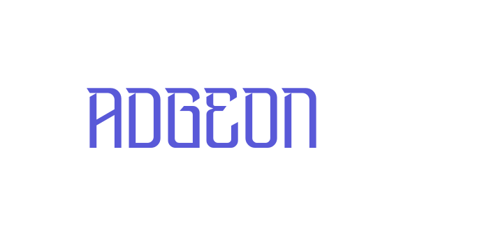 ADGEON Font