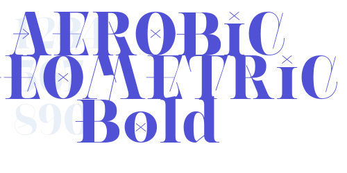 AEROBIC GEOMETRIC Bold-font-download