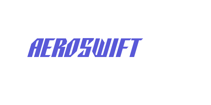 AEROSWIFT Font Download