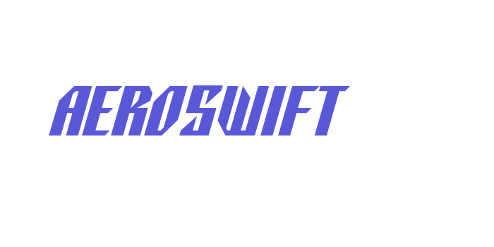 AEROSWIFT Font