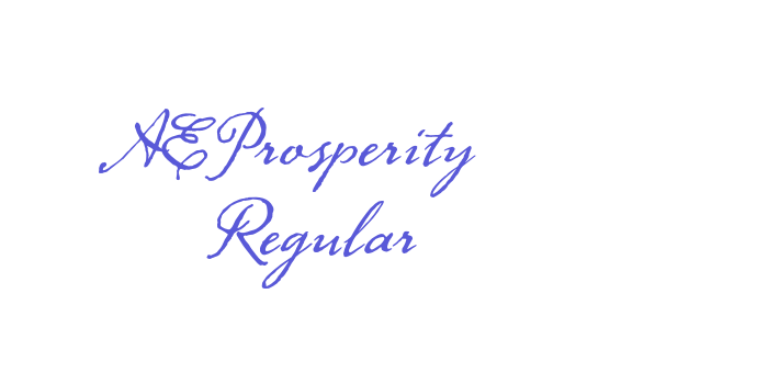 AE Prosperity Regular Font Download