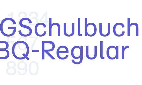 AGSchulbuch BQ-Regular Font