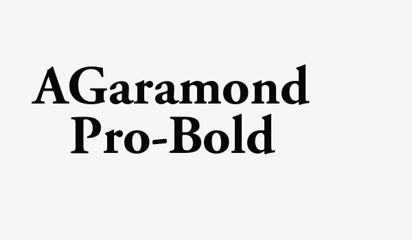 AGaramond Pro-Bold Font