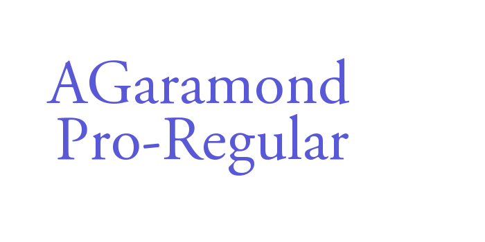 AGaramond Pro-Regular Font Download