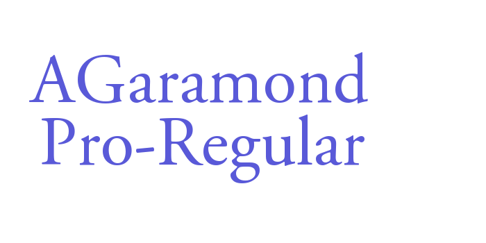 AGaramond Pro-Regular Font