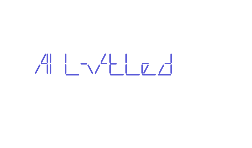 AI liftled Font Download