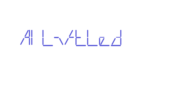 AI liftled Font Download