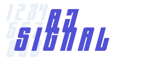 AJ Signal-font-download