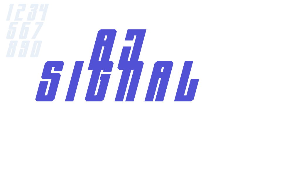 AJ Signal-font-download