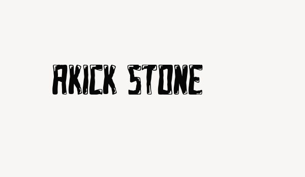 AKICK STONE Font