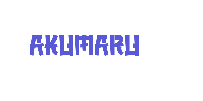 AKUMARU Font