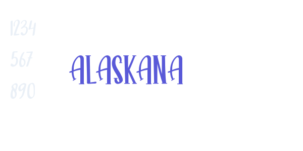 ALASKANA font free