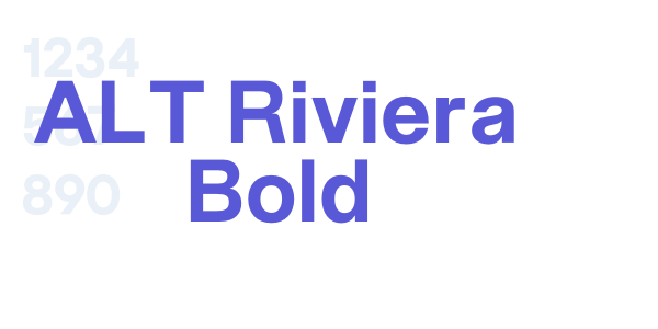 ALT Riviera Bold font free