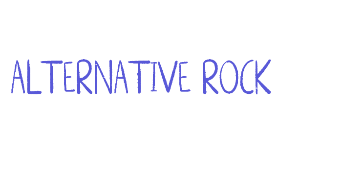 ALTERNATIVE ROCK Font