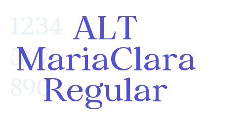 ALT MariaClara Regular-font-download