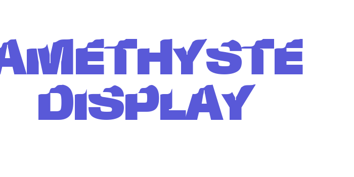 AMETHYSTE DISPLAY Font