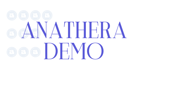 ANATHERA DEMO font free