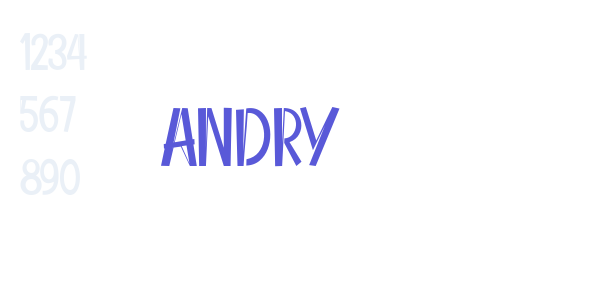 ANDRY font free