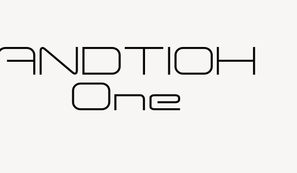 ANDTIOH One Font