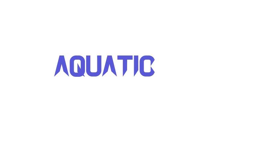 AQUATIC Font Download