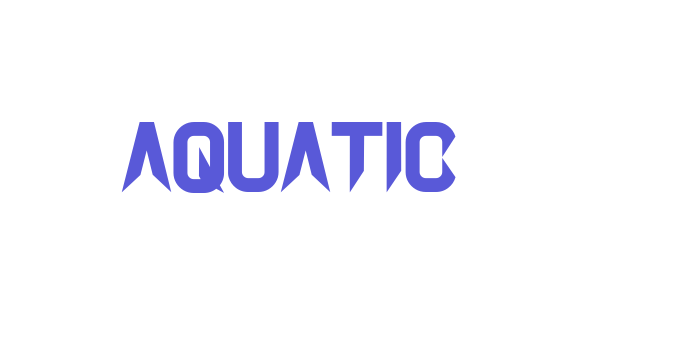 AQUATIC Font