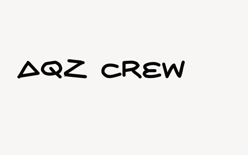 AQZ crew Font