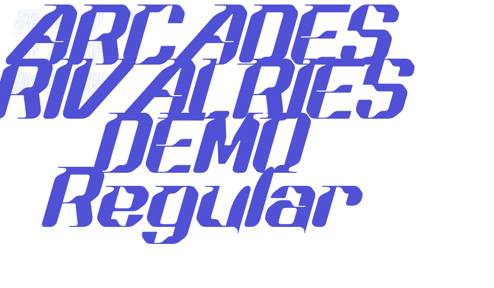 ARCADES RIVALRIES DEMO Regular-font-download