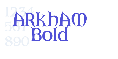 ARKHAM Bold-font-download