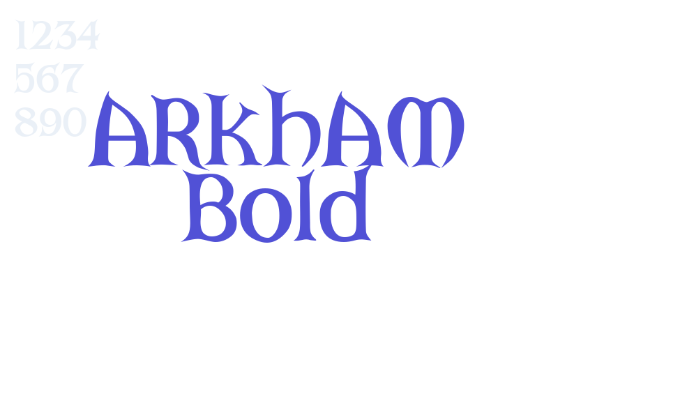 ARKHAM Bold-font-download