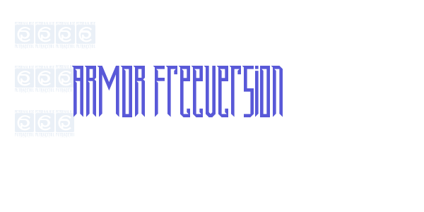 ARMOR FreeVersion font free