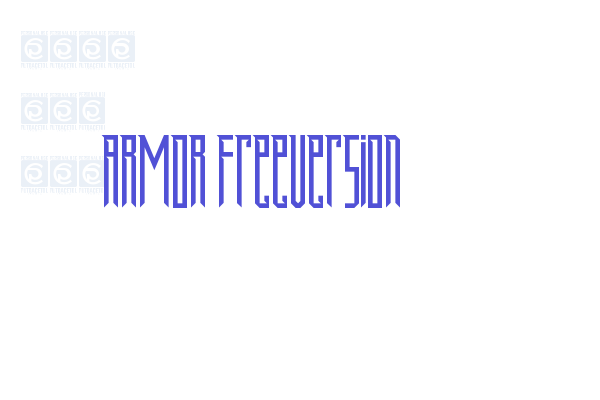 ARMOR FreeVersion Font Download