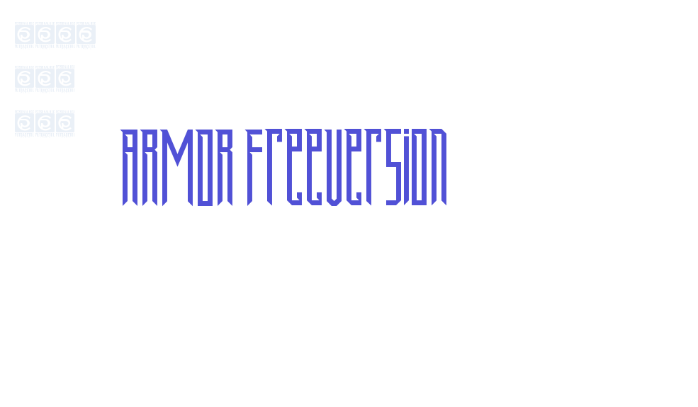 ARMOR FreeVersion-font-download