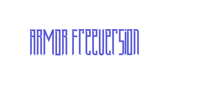 ARMOR FreeVersion Font