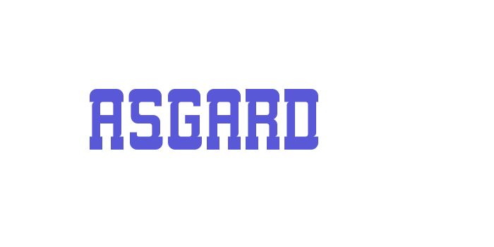 ASGARD Font