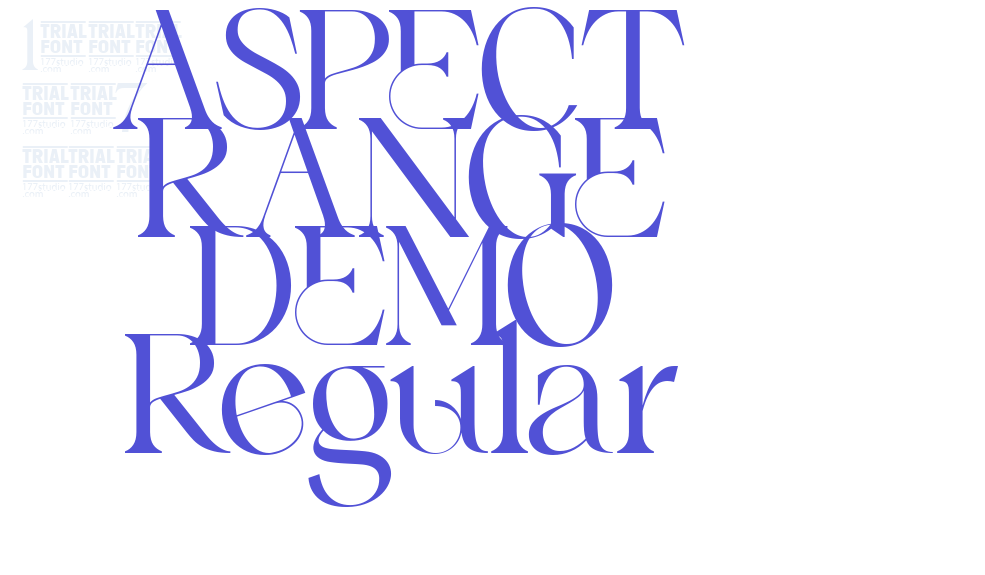 ASPECT RANGE DEMO Regular-font-download