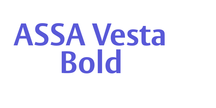 ASSA Vesta Bold Font