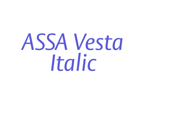 ASSA Vesta Italic Font