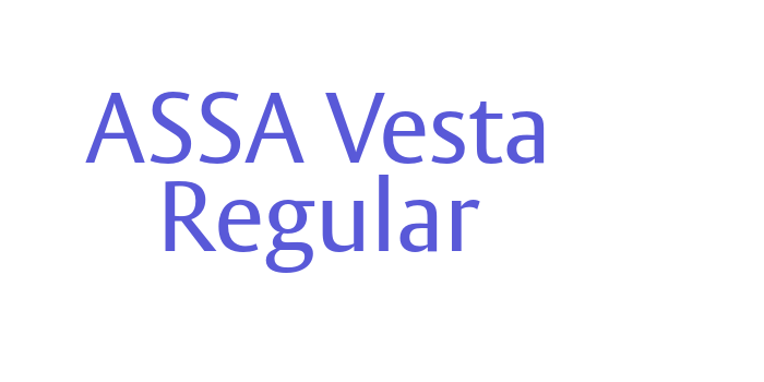 ASSA Vesta Regular Font Download